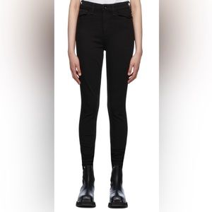 Rag & Bone High Rise Skinny Jeans Sz 29 Black